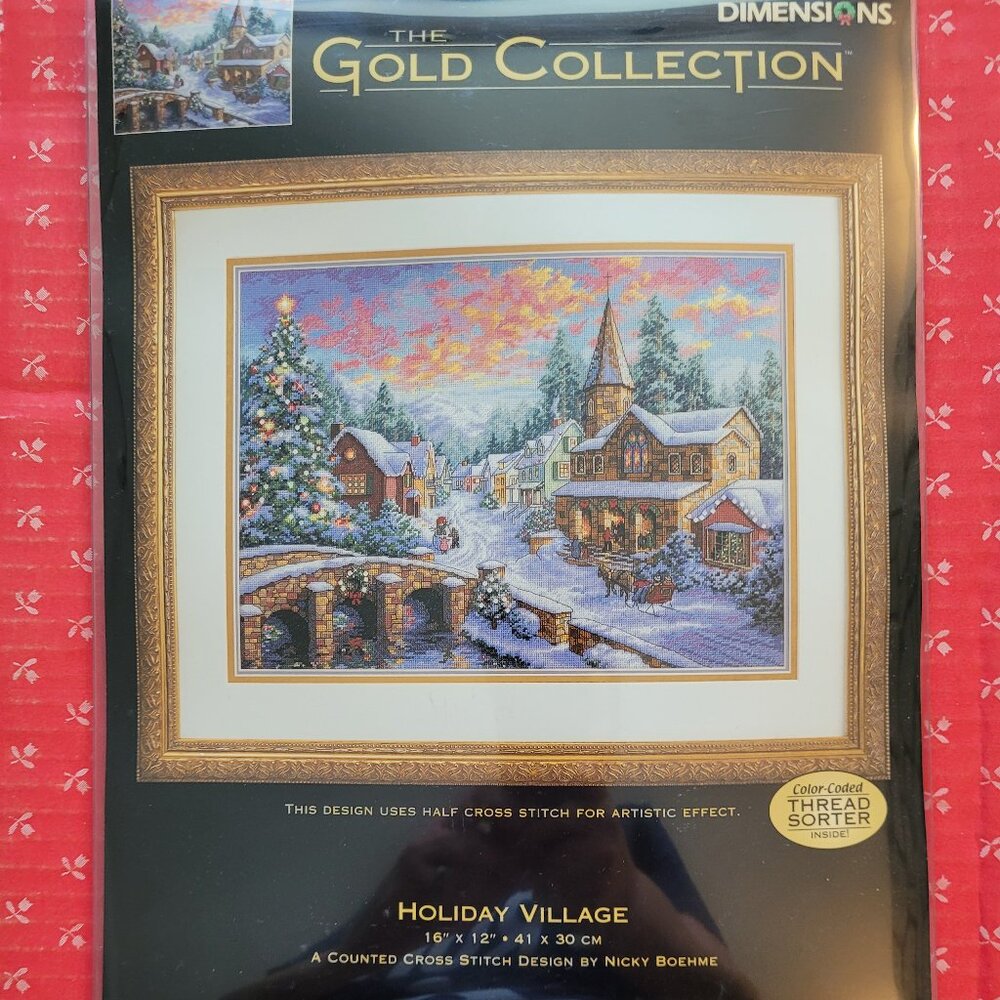 Dimensions Gold Collections Needlepoint Kit "Cafe Royale"